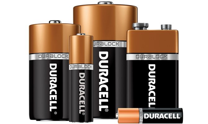 Виды и типоразмеры батареек американской компании DURACELL