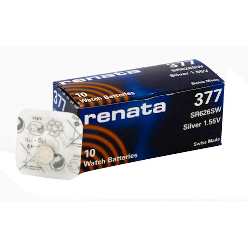 Батарейки (гальванический элемент питания) Renata: модель с типоразмером 321