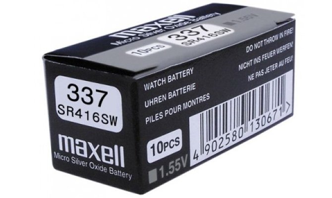 Ag-Zn-вая батарейка с типоразмером SR416SW - для электронных приборов, которые работают на мини-кнопочных элементах питания